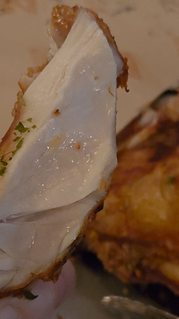 Crispy Korean fried chicken with thin batter and juicy meat
